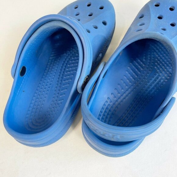 Crocs Youth Baya Classic Clog Blue Size 12/13 Waterproof Comfort Outdoor Sandal - Picture 5 of 7